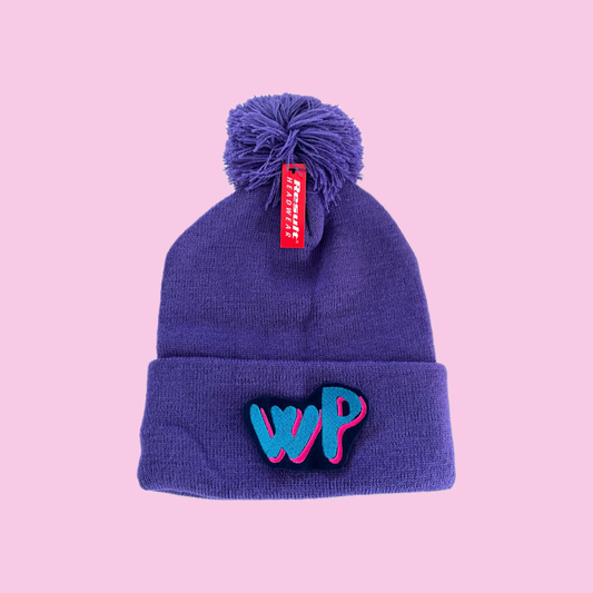 BOBBLE HAT - PURPLE